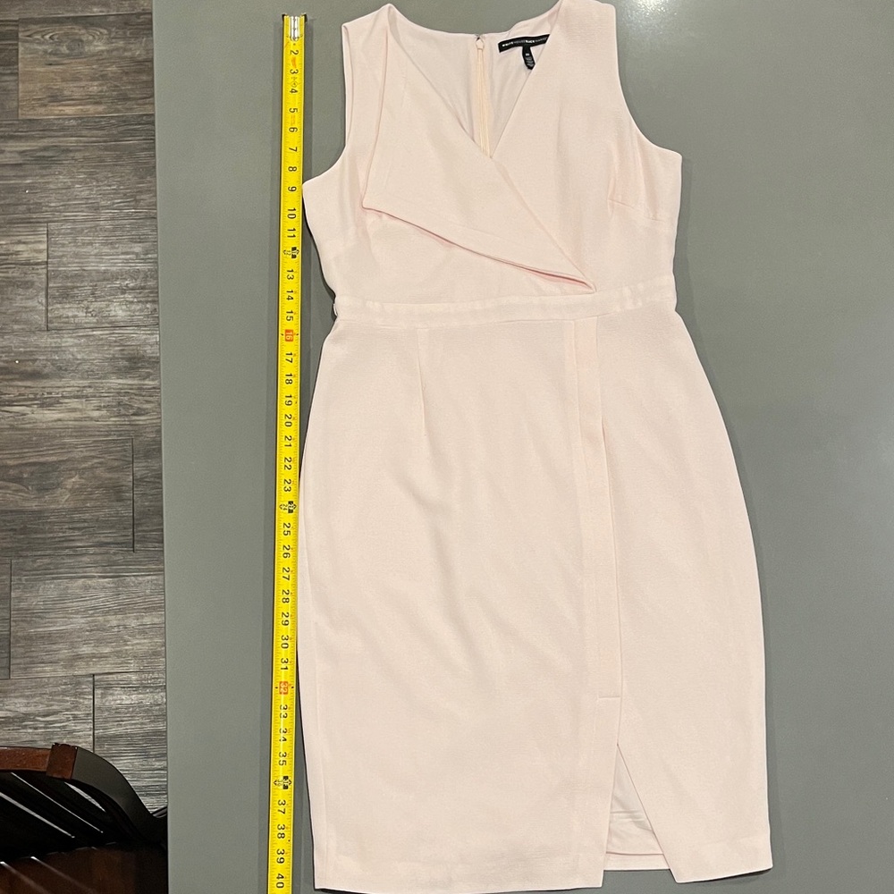White House Black Market Blush Midi Dress
